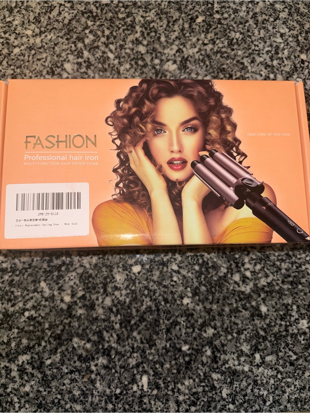 Triple Barrel Hair Waver - Pink Barrel Styling Iron